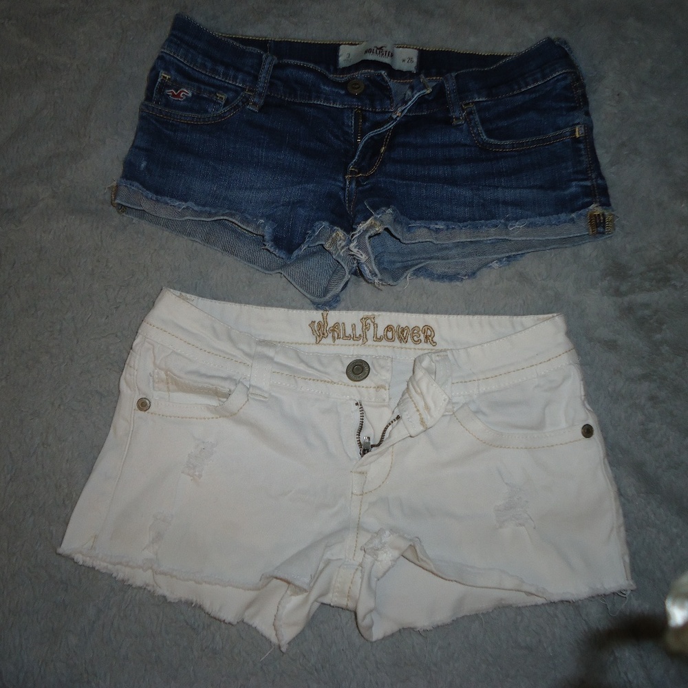 2 pair size 3 denim shorts
